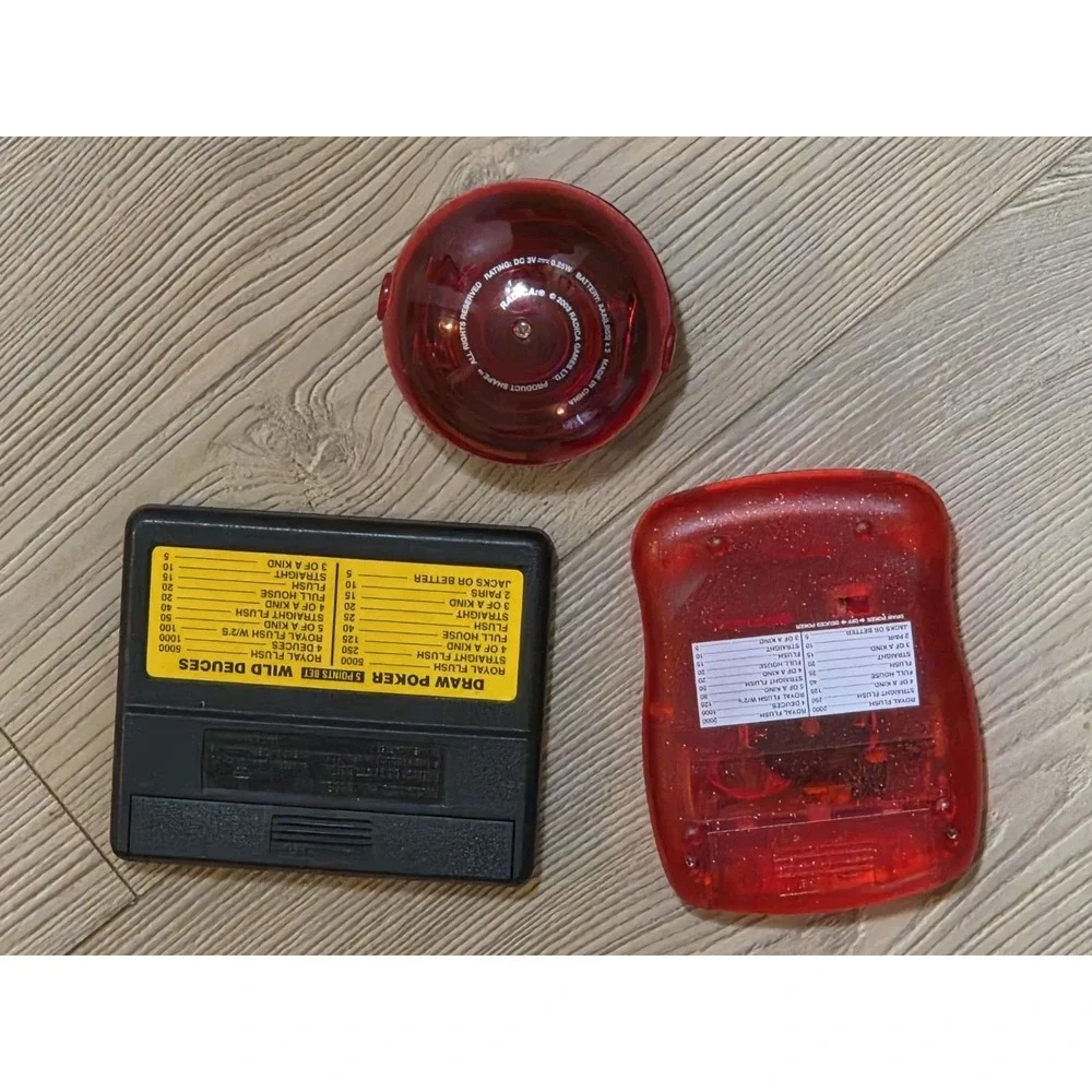 Radica Electronic Game Lot 20 Q Questions Pocket Poker Royal Flush 5000 TESTED